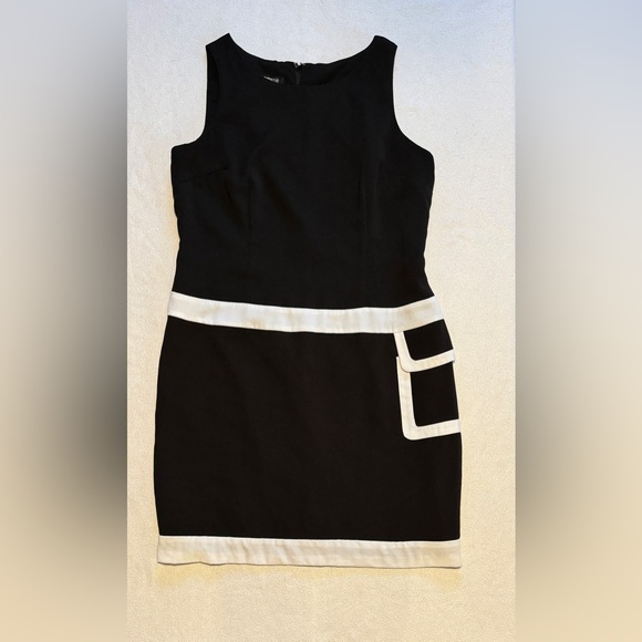 (12) Metrostyle 1950’s Throwback. Black & White Summer Work or Party Dress - Picture 2 of 13